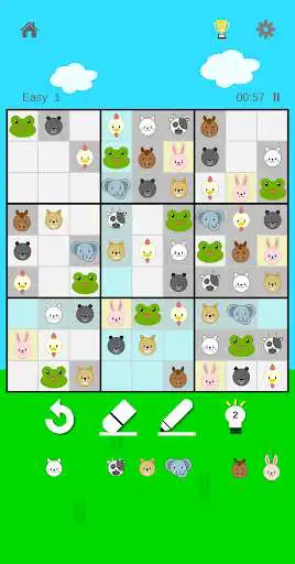 Play Animal Place - Free Sudoku Puzzles as an online game Animal Place - Free Sudoku Puzzles with UptoPlay