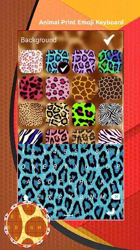 Play Animal Print Emoji Keyboard as an online game Animal Print Emoji Keyboard with UptoPlay