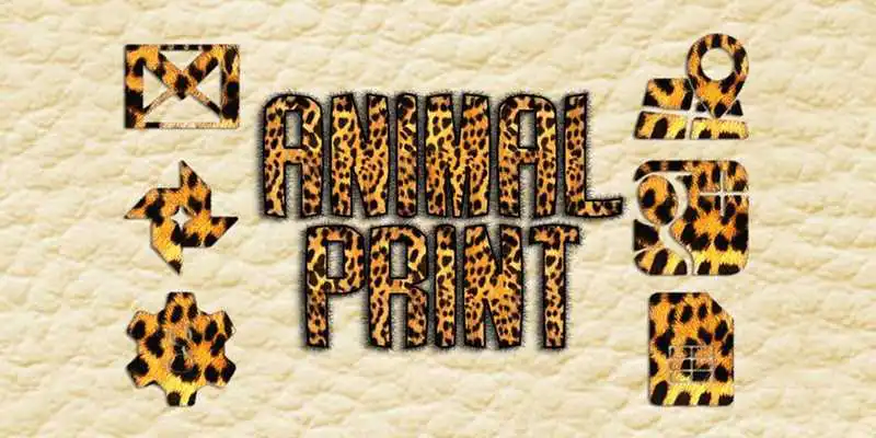 Play Animal Print Solo Launcher Theme Play Animal Print Solo Launcher Theme