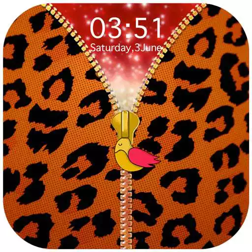 Play Animal Print Zipper Lock Screen APK