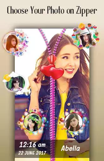 Play Animal Print Zipper Lock Screen as an online game Animal Print Zipper Lock Screen with UptoPlay