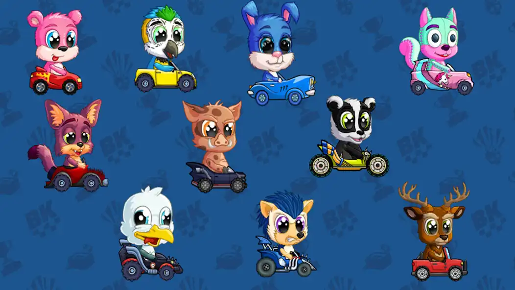 Play animal racing : racing cars as an online game animal racing : racing cars with UptoPlay