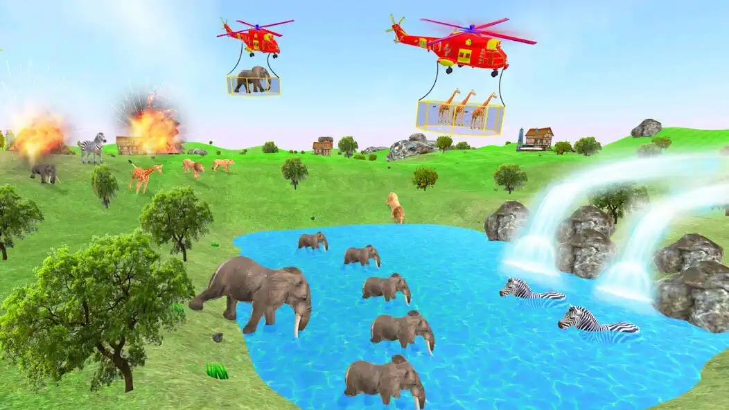 Play Animal Rescue Game Robot Games as an online game Animal Rescue Game Robot Games with UptoPlay