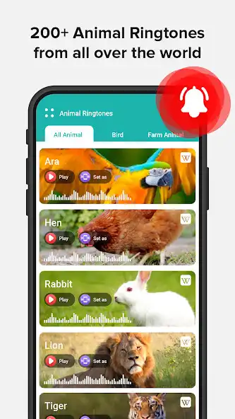 Play Animal ringtones: Bird sounds  and enjoy Animal ringtones: Bird sounds with UptoPlay
