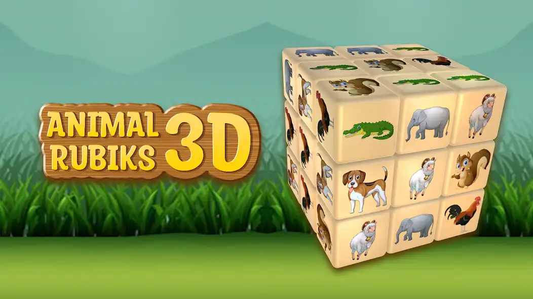Play Animal Rubiks Cube Solver Puzz  and enjoy Animal Rubiks Cube Solver Puzz with UptoPlay