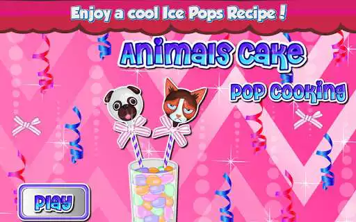 Play Animals Cake Pop Cooking
