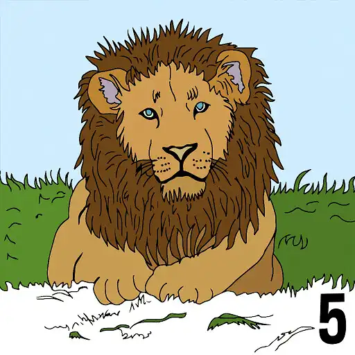 Play Animals Color by Number - Sparkly Zoo Paint Art APK