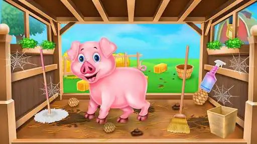 Play Animals Farm Cleaning