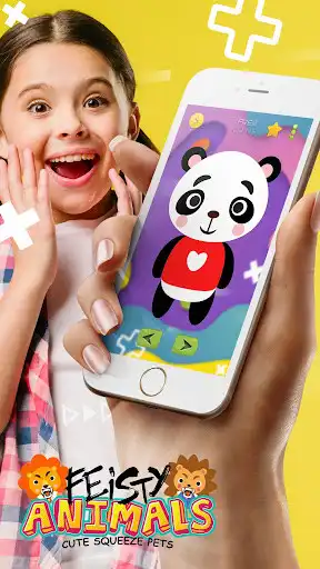 Play Animals feisty - cute squeeze pets joke app  and enjoy Animals feisty - cute squeeze pets joke app with UptoPlay