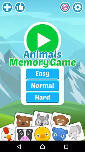 Play Animals memory game for kids  and enjoy Animals memory game for kids with UptoPlay