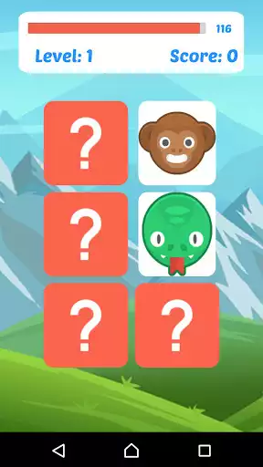 Play Animals memory game for kids as an online game Animals memory game for kids with UptoPlay