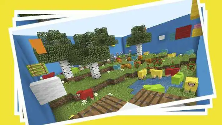 Play Animals parkour maps for Minecraft PE