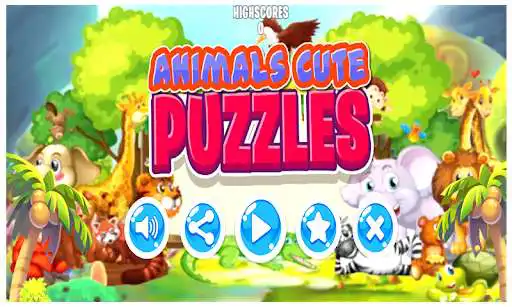 Play Animals Puzzle Cute  and enjoy Animals Puzzle Cute with UptoPlay