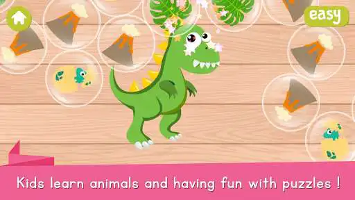 Play Animals Puzzle for Kids: Preschool as an online game Animals Puzzle for Kids: Preschool with UptoPlay