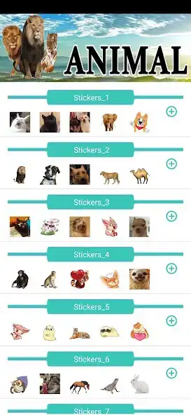 Play Animal stickers  and enjoy Animal stickers with UptoPlay