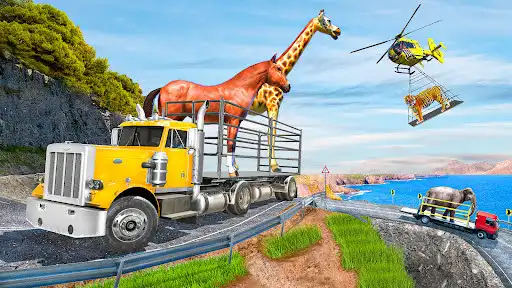 Play Animals Transport Truck Sim  and enjoy Animals Transport Truck Sim with UptoPlay