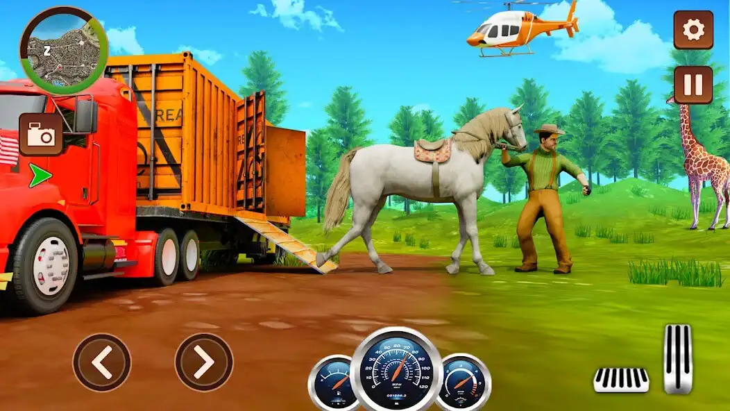 Play Animals Truck Transport Game as an online game Animals Truck Transport Game with UptoPlay