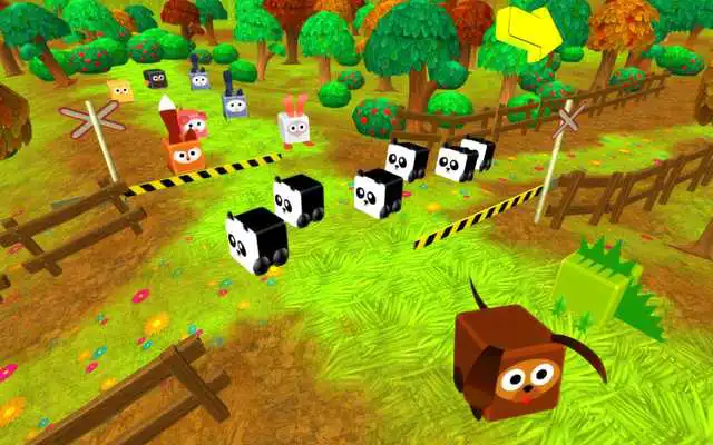 Play Animal Train Crossing