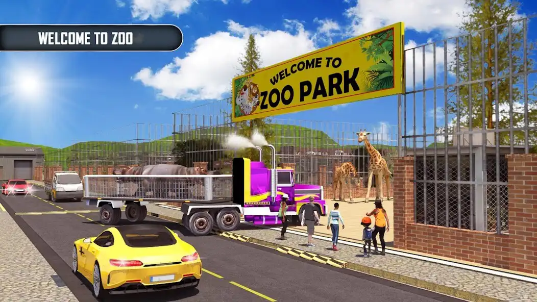 Play Animal Transporter Offroad Drive as an online game Animal Transporter Offroad Drive with UptoPlay