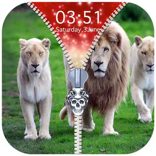 Play Animal Zipper Lock Screen APK