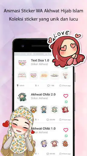 Play Animasi Sticker WA Akhwat Hijab Whatsapp Islam  and enjoy Animasi Sticker WA Akhwat Hijab Whatsapp Islam with UptoPlay