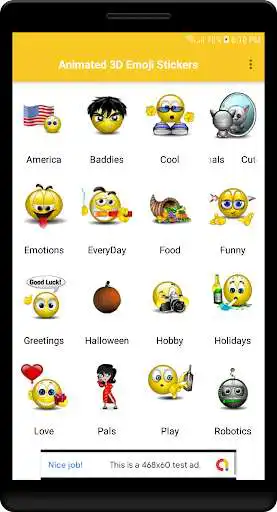 Play Animated 3D Emoji Gif Stickers and enjoy Animated 3D Emoji Gif Stickers with UptoPlay Play Animated 3D Emoji Gif Stickers and enjoy Animated 3D Emoji Gif Stickers with UptoPlay