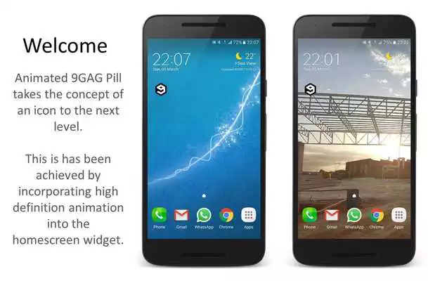 Play Animated 9GAG Pill Widget Play Animated 9GAG Pill Widget