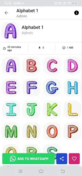 Play Animated Alphabets Stickers For Whatsapp as an online game Animated Alphabets Stickers For Whatsapp with UptoPlay