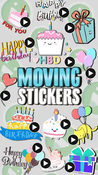 Play Animated Birthday WASticker as an online game Animated Birthday WASticker with UptoPlay