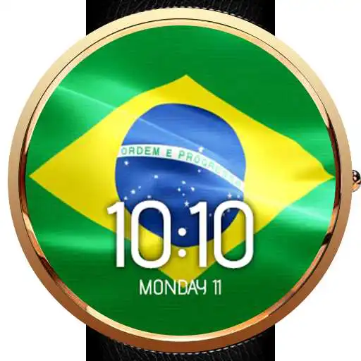 Play Animated Brazil Flag WatchFace APK