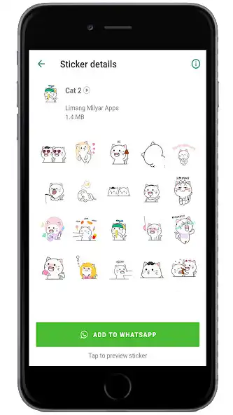 Play Animated Cat WAStickerApps  and enjoy Animated Cat WAStickerApps with UptoPlay