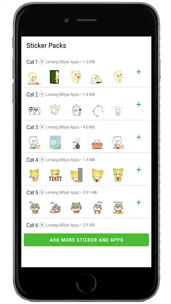 Play Animated Cat WAStickerApps as an online game Animated Cat WAStickerApps with UptoPlay