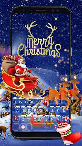 Play Animated Christmas Keyboard Theme  and enjoy Animated Christmas Keyboard Theme with UptoPlay