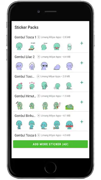 Play Animated Dino Gembul WASticker as an online game Animated Dino Gembul WASticker with UptoPlay