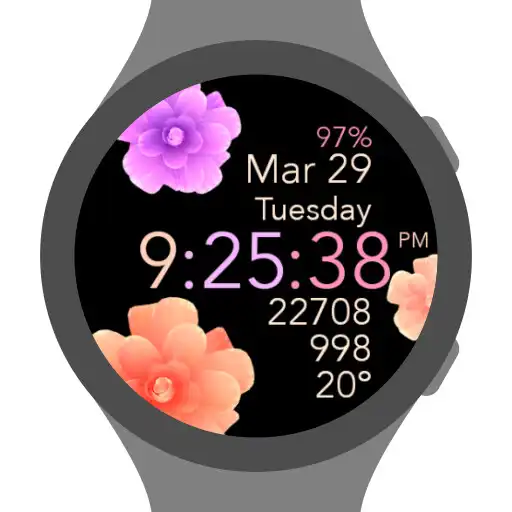 Play Animated Flowers Watch Face APK Play Animated Flowers Watch Face APK