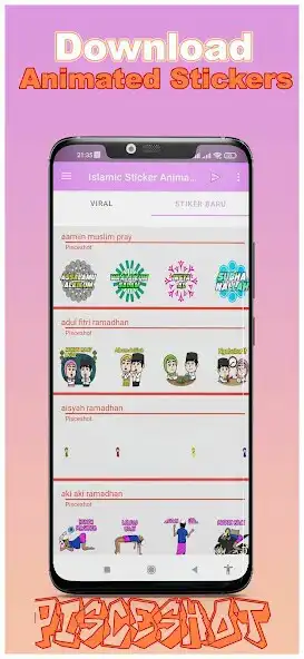 Play Animated Hijab Stickers for WA as an online game Animated Hijab Stickers for WA with UptoPlay
