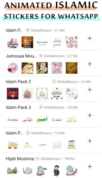 Play Animated Islamic WastickerApp  and enjoy Animated Islamic WastickerApp with UptoPlay