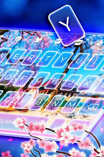 Play Animated Keyboard Theme - Sakura Flower Girl  and enjoy Animated Keyboard Theme - Sakura Flower Girl with UptoPlay
