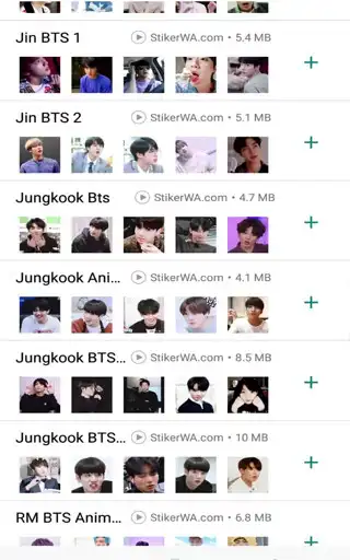 Play Animated KPOP BTS Sticker WA  and enjoy Animated KPOP BTS Sticker WA with UptoPlay