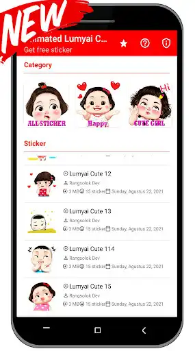 Play Animated Lamyai Cute Sticker WAStickerApps as an online game Animated Lamyai Cute Sticker WAStickerApps with UptoPlay