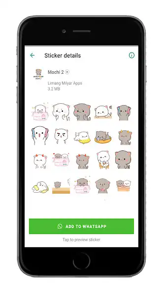 Play Animated Mochi Cat WASticker  and enjoy Animated Mochi Cat WASticker with UptoPlay