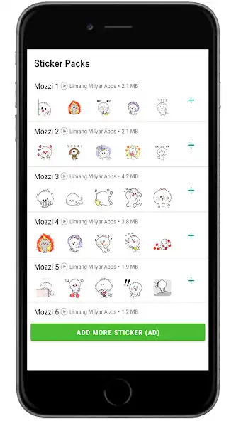 Play Animated Mozzi WAStickerApps as an online game Animated Mozzi WAStickerApps with UptoPlay