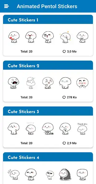 Play Animated Pentol Stickers  and enjoy Animated Pentol Stickers with UptoPlay