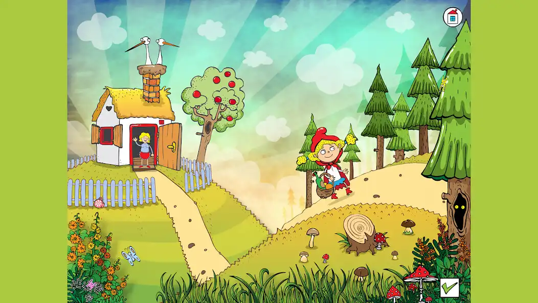 Play Animated Red Riding Hood as an online game Animated Red Riding Hood with UptoPlay
