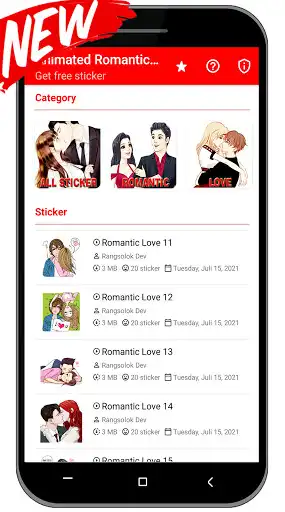 Play Animated Romantic Love Sticker For WAStickerApps  and enjoy Animated Romantic Love Sticker For WAStickerApps with UptoPlay
