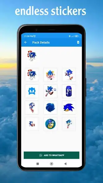 Play Animated sanic stickers for GB  and enjoy Animated sanic stickers for GB with UptoPlay