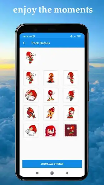 Play Animated sanic stickers for GB as an online game Animated sanic stickers for GB with UptoPlay