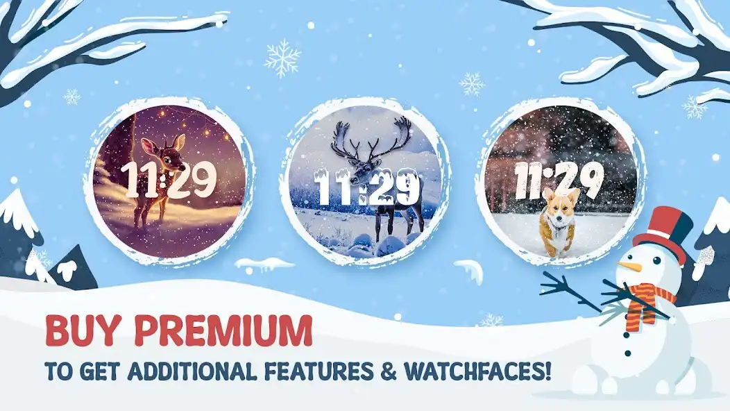 Play Animated Snowfall Watch faces as an online game Animated Snowfall Watch faces with UptoPlay