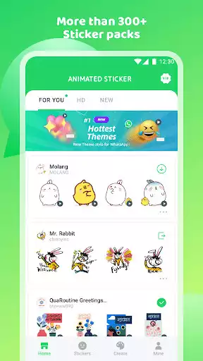 Play Animated Sticker Maker for WA as an online game Animated Sticker Maker for WA with UptoPlay