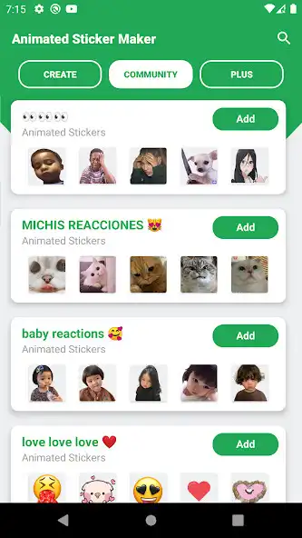 Play Animated Sticker Maker: My GIF  and enjoy Animated Sticker Maker: My GIF with UptoPlay